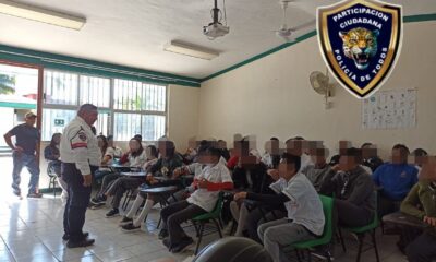 SPSC IMPARTE PLÁTICA SOBRE PREVENCIÓN DE HECHOS DE TRÁNSITO A ESTUDIANTES DE CANDELARIA