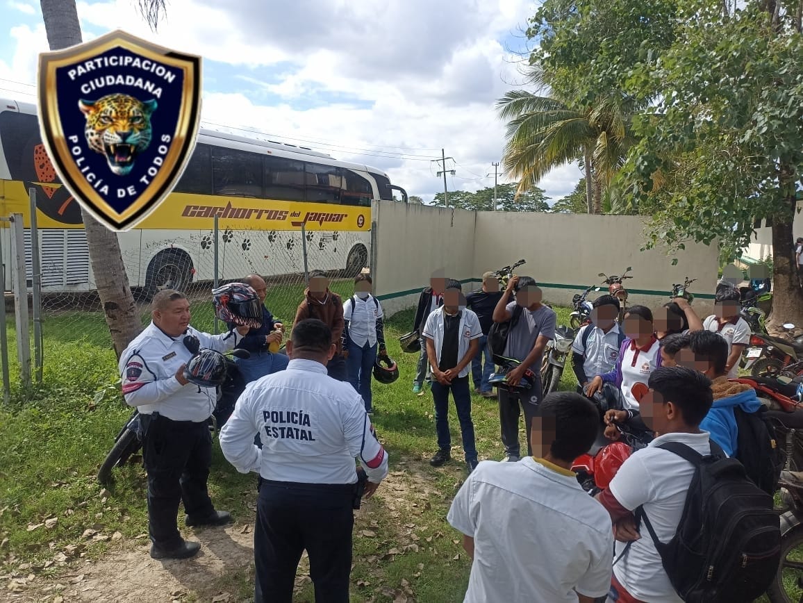 SPSC IMPARTE PLÁTICA SOBRE PREVENCIÓN DE HECHOS DE TRÁNSITO A ESTUDIANTES DE CANDELARIA