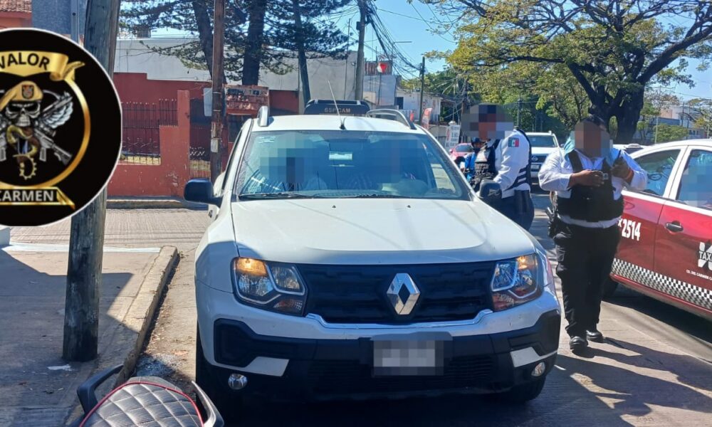 SPSC ASEGURA A SUJETO EN EL MUNICIPIO DE CARMEN