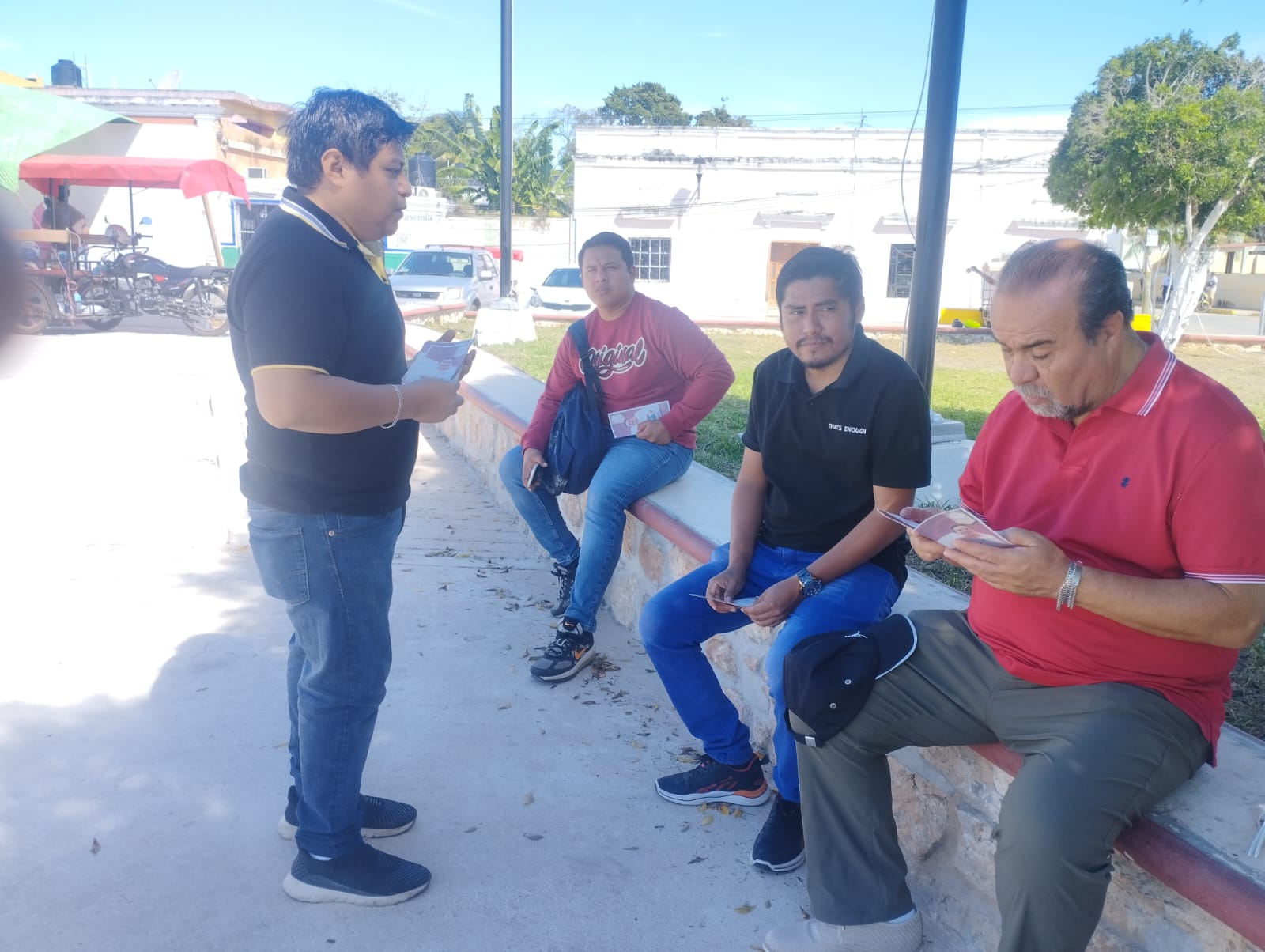 ICAT ACCIÓN MÓVIL TENABO REALIZA CAMPAÑA DE PROMOCIÓN PARA CURSOS DE INICIO DE AÑO