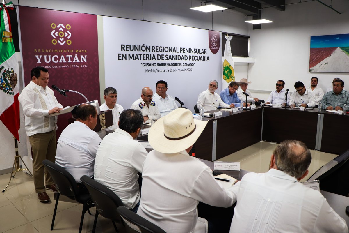 GOBIERNOS DE LA PENÍNSULA REFUERZAN ACCIONES PARA PREVENIR CASOS DEL GUSANO BARRENADOR