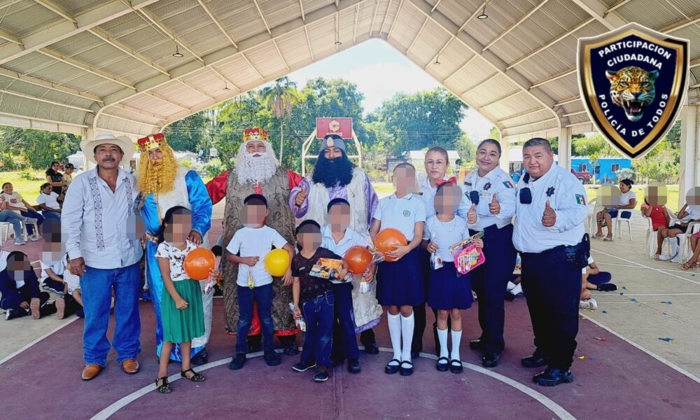 SPSC LLEVA “CARAVANA DE REYES MAGOS” AL MUNICIPIO DE CHAMPOTÓN