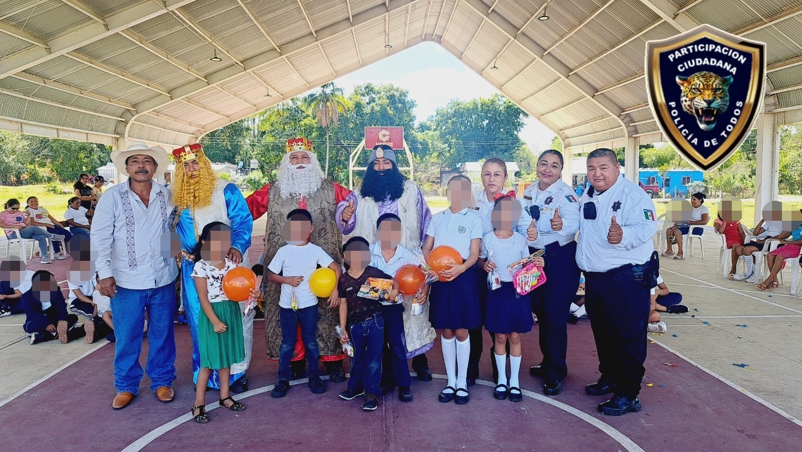 SPSC LLEVA “CARAVANA DE REYES MAGOS” AL MUNICIPIO DE CHAMPOTÓN