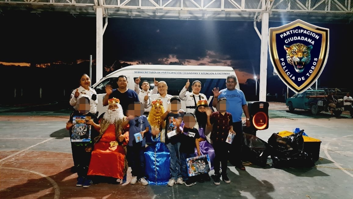 SPSC LLEVA “CARAVANA DE REYES MAGOS” AL MUNICIPIO DE CHAMPOTÓN