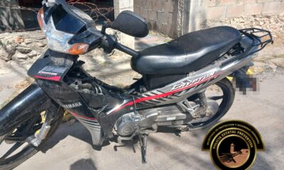 SPSC ASEGURA MOTOCICLETA EN LA CAPITAL DEL ESTADO