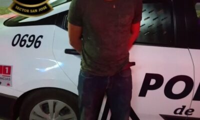 SPSC ASEGURA A SUJETO EN LA CAPITAL DEL ESTADO