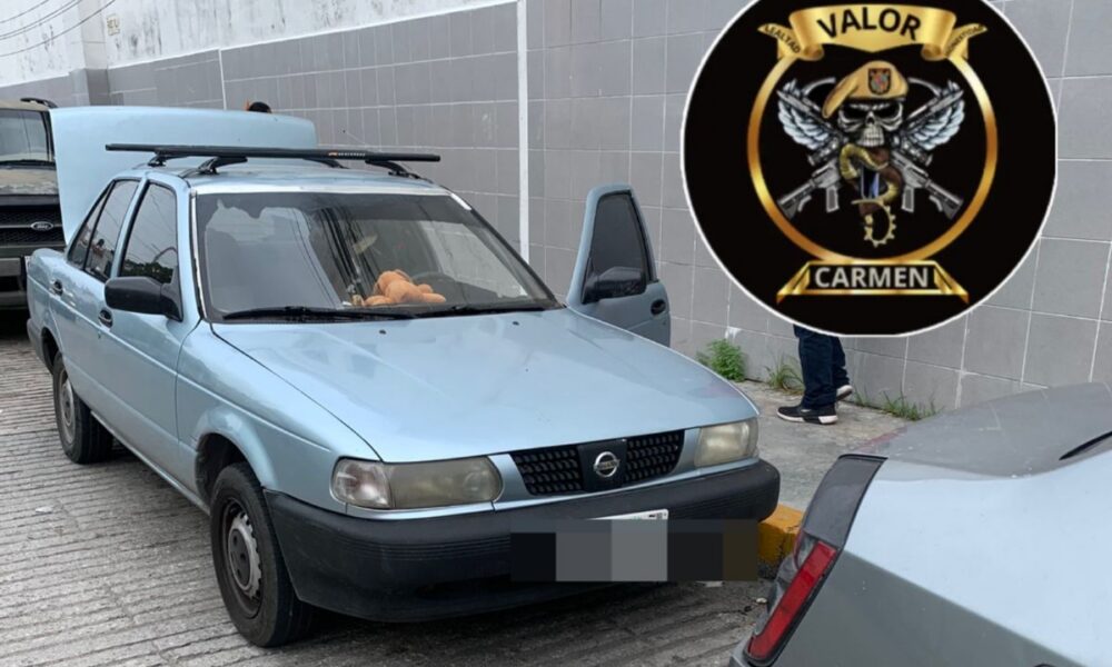 SPSC ASEGURA A SUJETO EN EL MUNICIPIO DE CARMEN