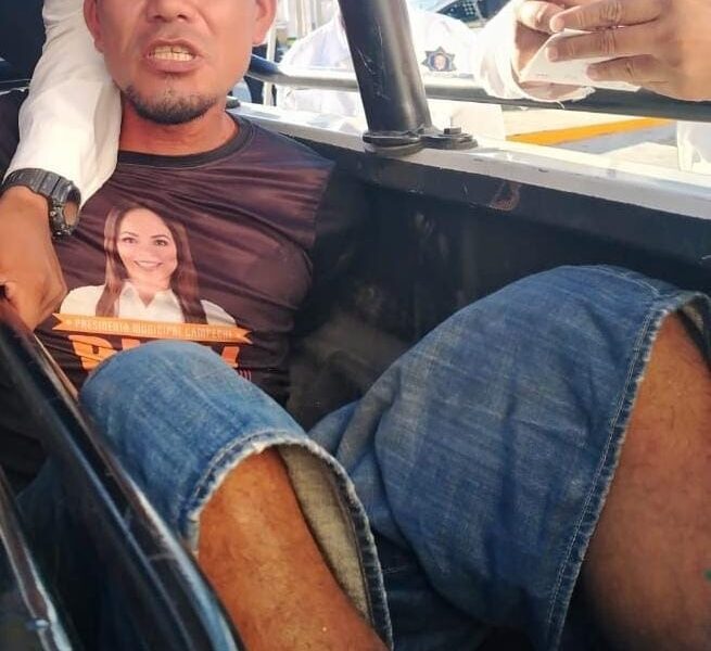 SPSC ASEGURA A SUJETO EN LA CAPITAL DEL ESTADO
