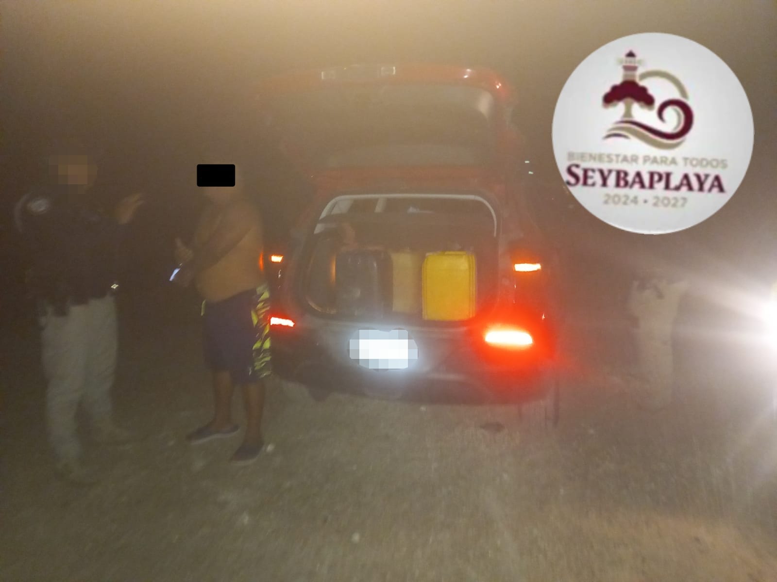 SPSC ASEGURA A SUJETO EN SEYBAPLAYA