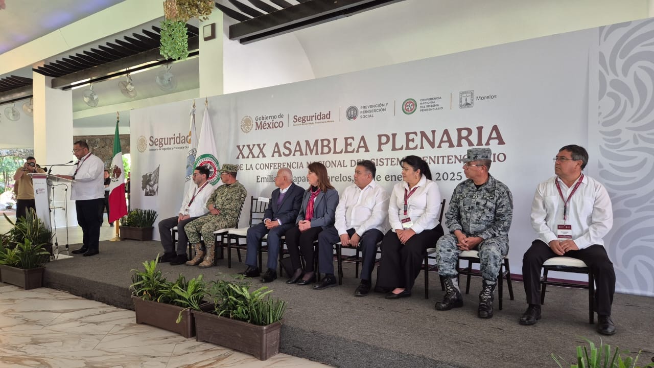 EL SUBSECRETARIO JAVIER HERRERA VALLES ASISTE A LA XXX ASAMBLEA PLENARIA NACIONAL DEL SISTEMA PENITENCIARIO