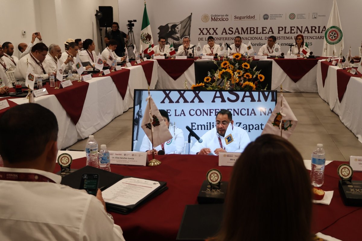 EL SUBSECRETARIO JAVIER HERRERA VALLES ASISTE A LA XXX ASAMBLEA PLENARIA NACIONAL DEL SISTEMA PENITENCIARIO