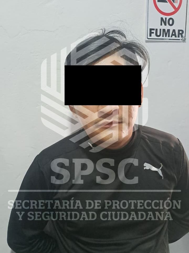 SPSC ASEGURA A CUATRO SUJETOS EN POSESIÓN DE PRESUNTA DROGA EN LA CAPITAL DEL ESTADO