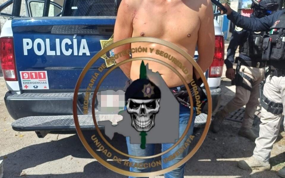 SPSC ASEGURA A TRES PERSONAS EN POSESIÓN DE PRESUNTA DROGA EN LA CAPITAL DEL ESTADO