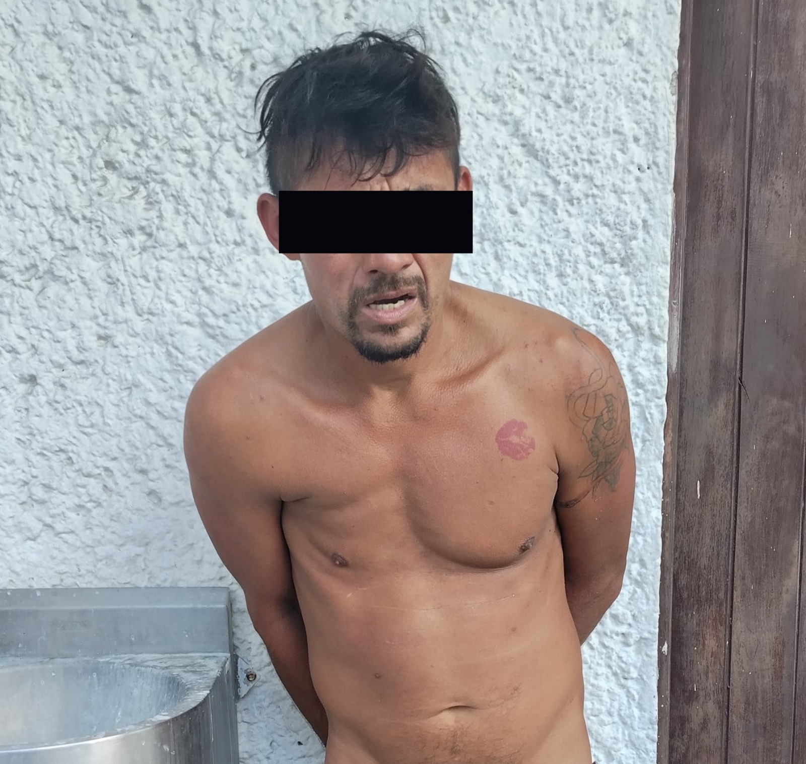 SPSC ASEGURA A SUJETO EN LA CAPITAL DEL ESTADO