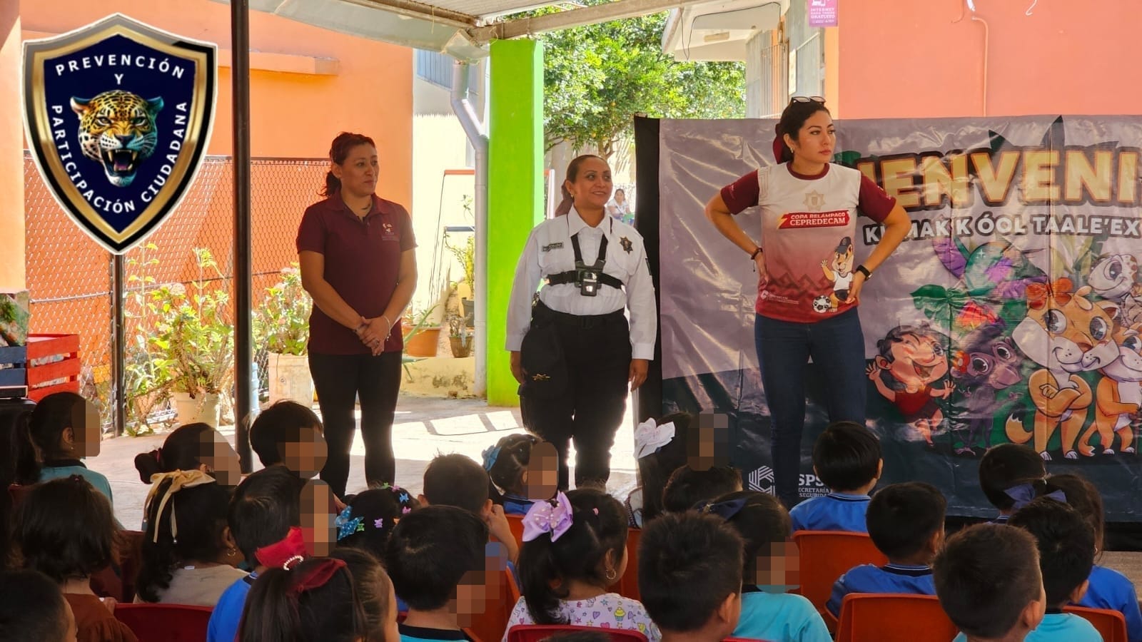 SPSC PRESENTA TEATRO GUIÑOL A ESTUDIANTES DE PREESCOLAR DE DZITBALCHÉ