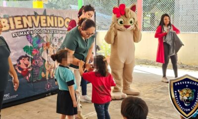 SPSC PRESENTA TEATRO GUIÑOL A ESTUDIANTES DE PREESCOLAR DE DZITBALCHÉ