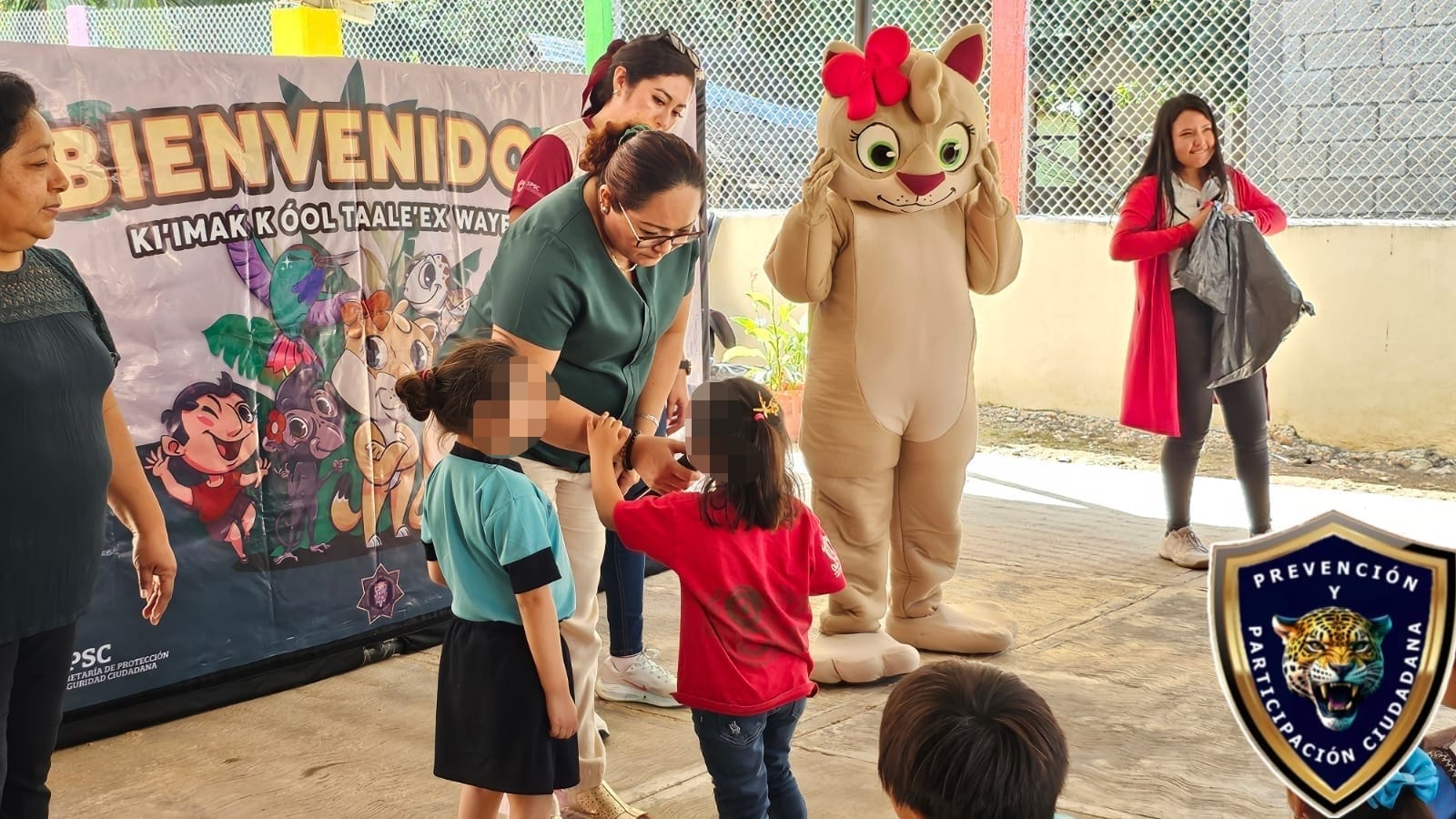 SPSC PRESENTA TEATRO GUIÑOL A ESTUDIANTES DE PREESCOLAR DE DZITBALCHÉ