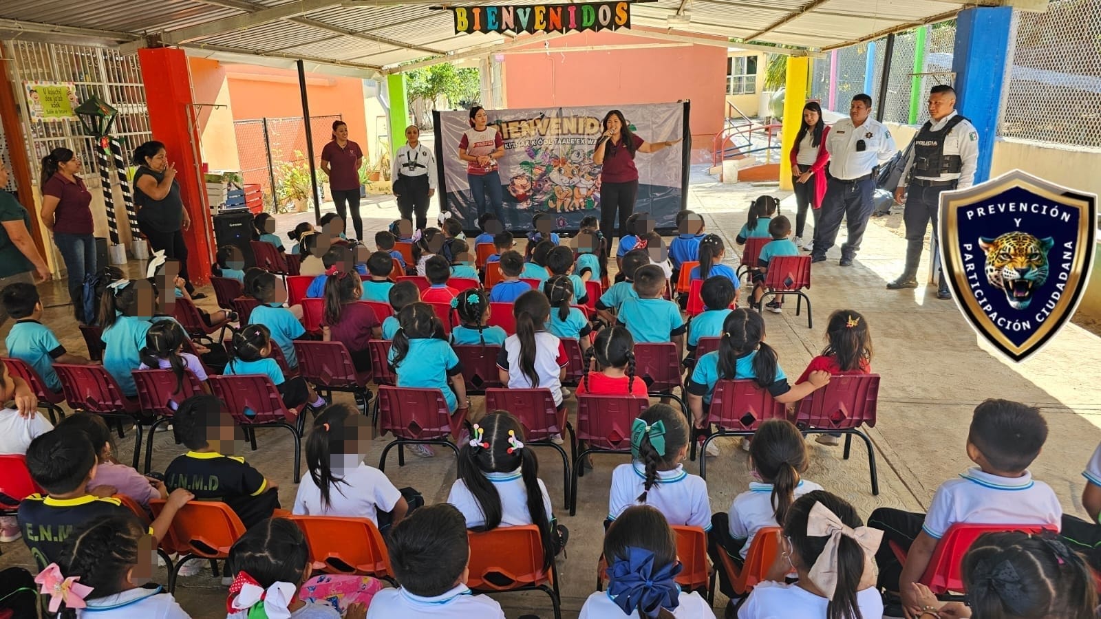 SPSC PRESENTA TEATRO GUIÑOL A ESTUDIANTES DE PREESCOLAR DE DZITBALCHÉ