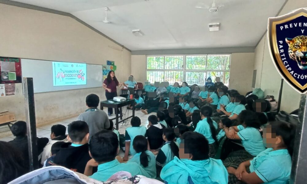 SPSC IMPARTE PLÁTICA “PREVENCIÓN DE ADICCIONES” A ESTUDIANTES DE CALKINÍ