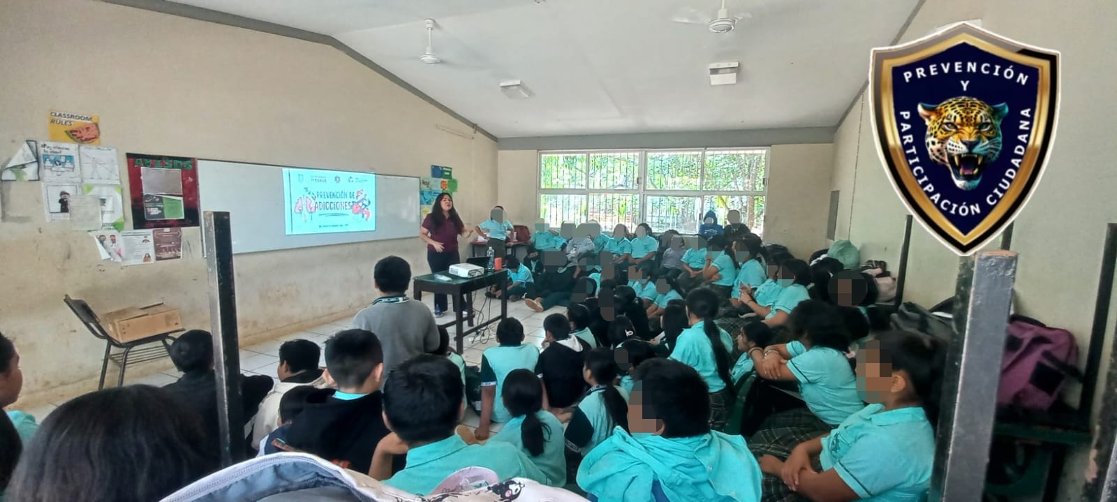 SPSC IMPARTE PLÁTICA “PREVENCIÓN DE ADICCIONES” A ESTUDIANTES DE CALKINÍ