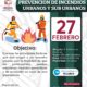 SE INVITA AL CURSO PREVENCIÓN DE INCENDIOS URBANOS Y SUB URBANOS