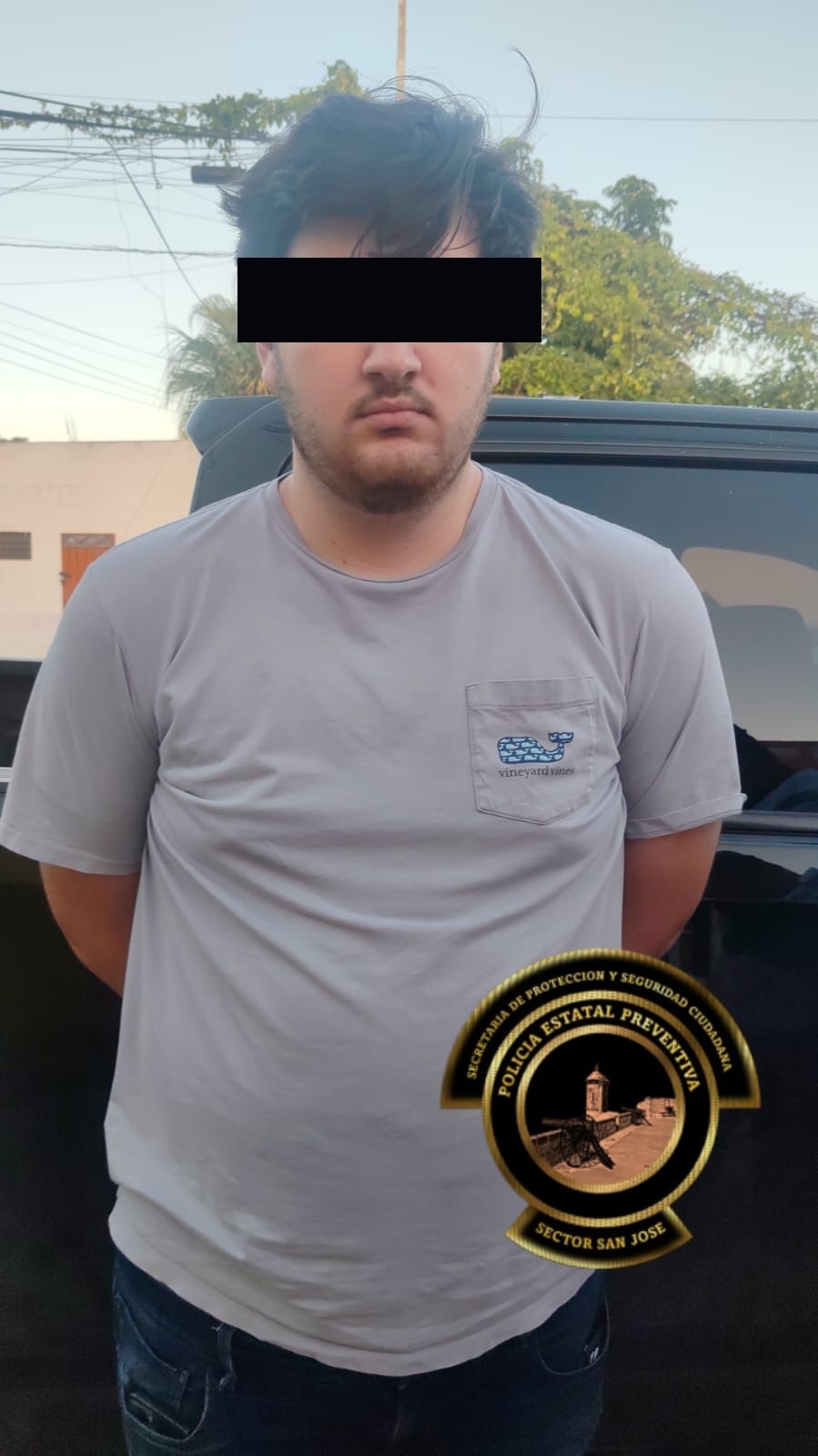 SPSC ASEGURA A SUJETO EN POSESIÓN DE PRESUNTA DROGA EN LA CAPITAL DEL ESTADO
