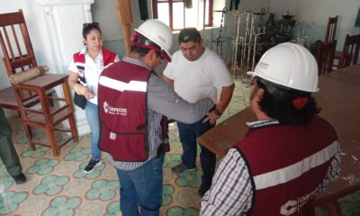 APCEC REALIZA INSPECCIÓN PARA DESCARTAR RIESGO EN HISTÓRICA IGLESIA DE HOPELCHÉN