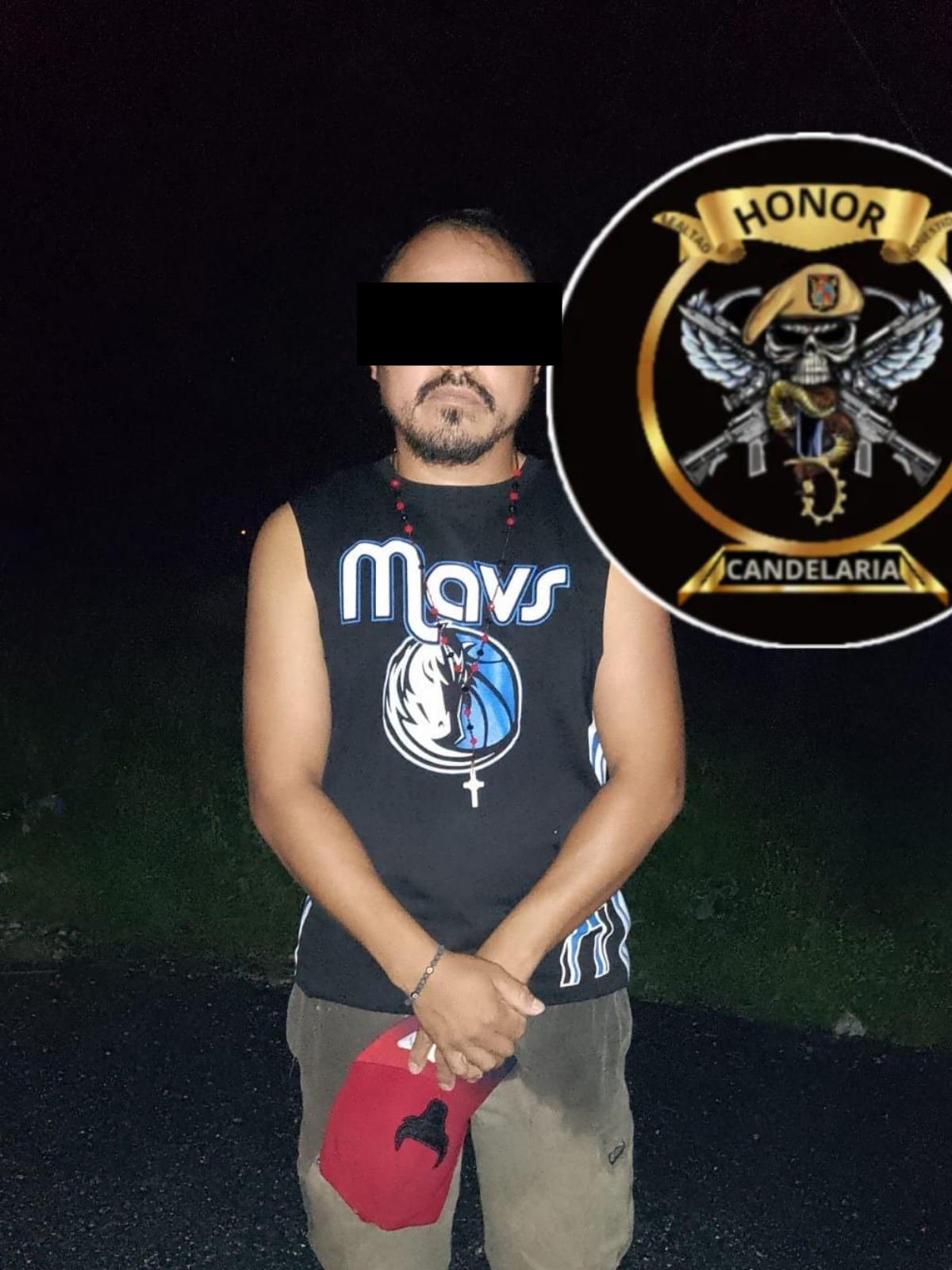 POLICÍA MUNICIPAL DE CANDELARIA ASEGURA A SUJETO POR PRESUNTO TRÁFICO DE MIGRANTES