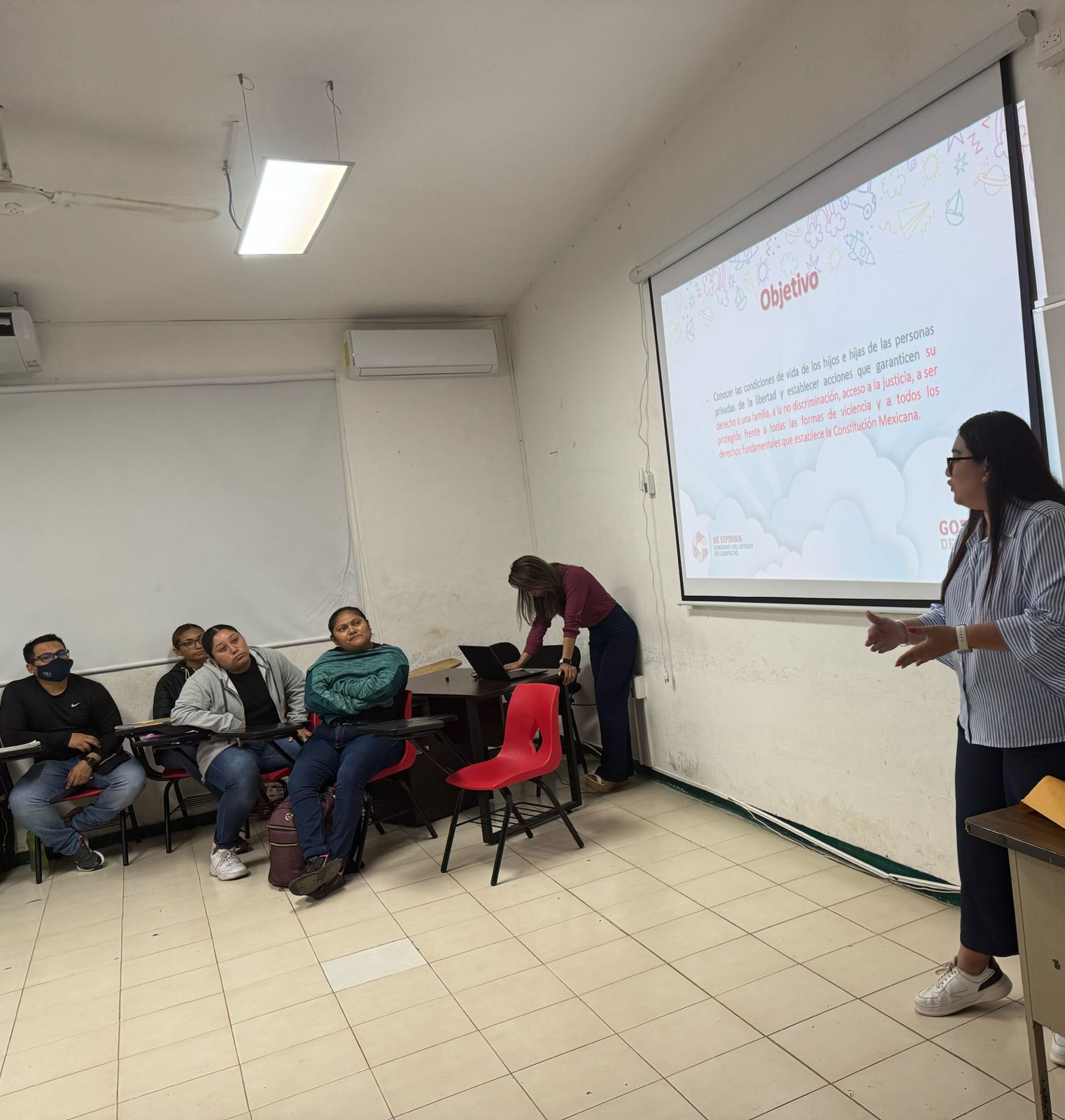 SENSIBILIZACIÓN SOBRE DERECHOS DE NNA Y PREVENCIÓN DE VIOLENCIA EN EL CENTRO DE ESTUDIOS EN SEGURIDAD PÚBLICA DEL ESTADO DE CAMPECHE
