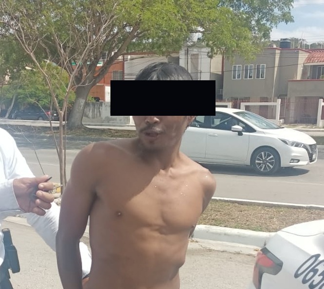 SPSC ASEGURA A SUJETO EN LA CAPITAL DEL ESTADO