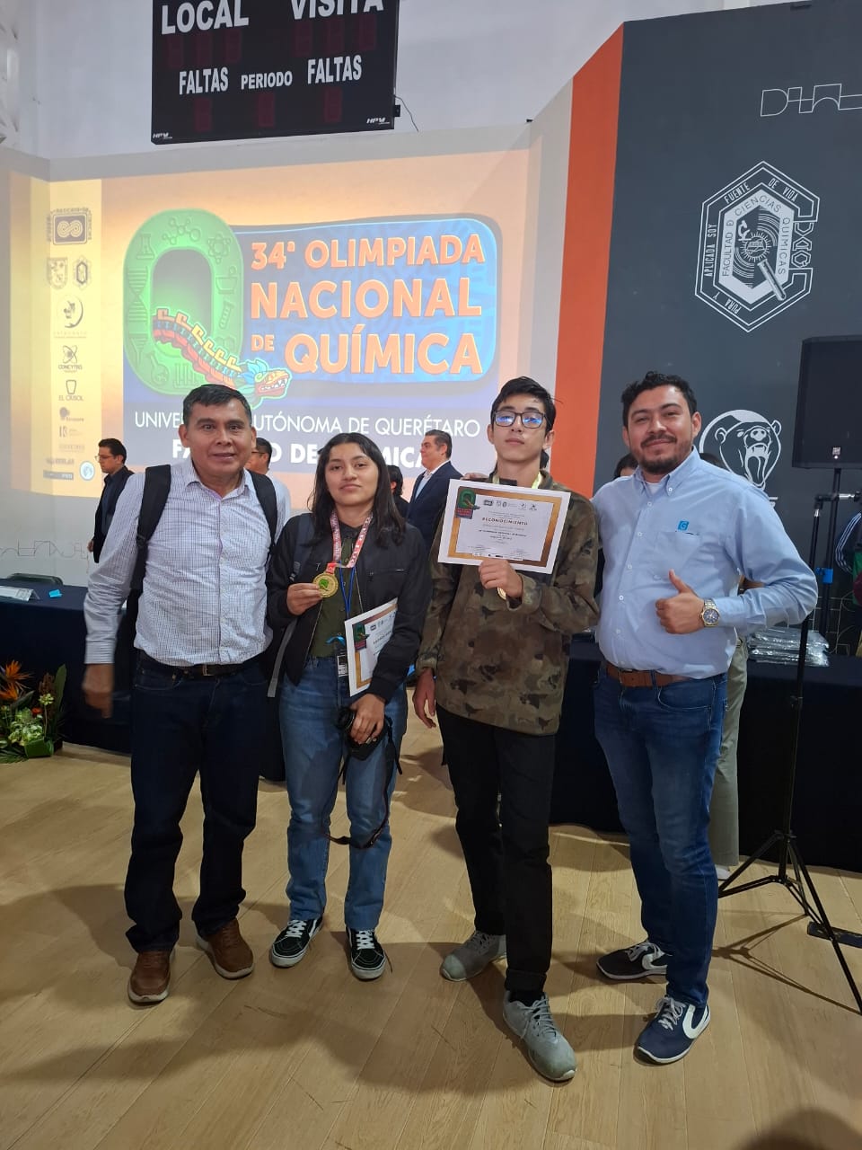 ALUMNA DE COBACAM GANA MEDALLA DE BRONCE EN OLIMPIADA NACIONAL DE QUÍMICA