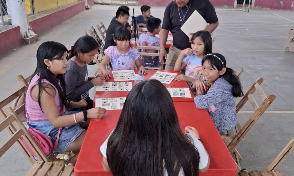 ICAT ACCIÓN MÓVIL DZITBALCHÉ REALIZA SERVICIO DE CORTES DE CABELLO Y JUEGO DE LOTERÍA CAMPECHANA EN SANTA CRUZ PUEBLO