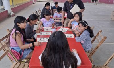 ICAT ACCIÓN MÓVIL DZITBALCHÉ REALIZA SERVICIO DE CORTES DE CABELLO Y JUEGO DE LOTERÍA CAMPECHANA EN SANTA CRUZ PUEBLO