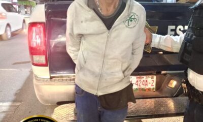 SPSC ASEGURA A SUJETO EN LA CAPITAL DEL ESTADO