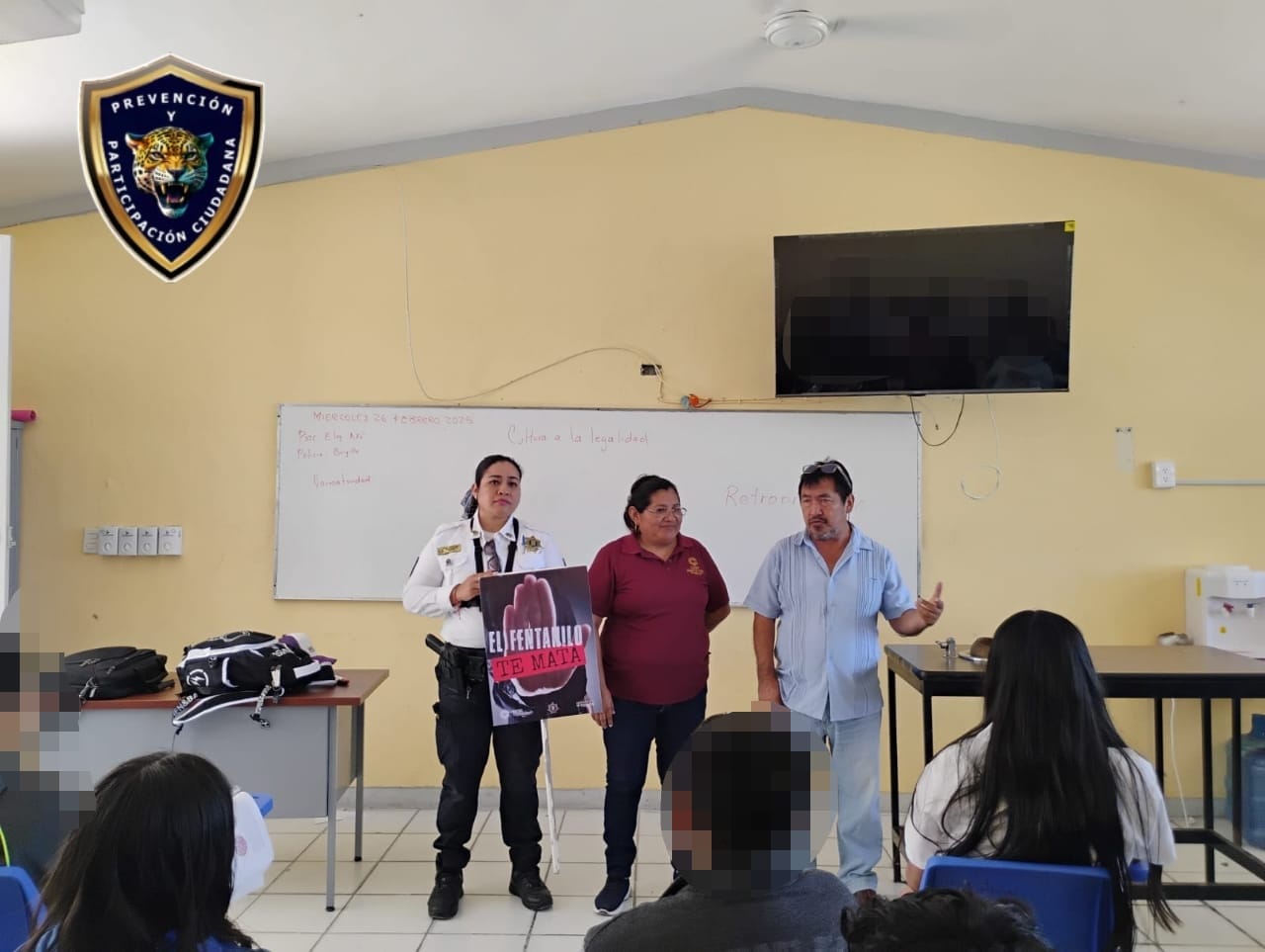 SPSC IMPARTE PLÁTICA “CULTURA DE LA LEGALIDAD” A ESTUDIANTES DE CARMEN