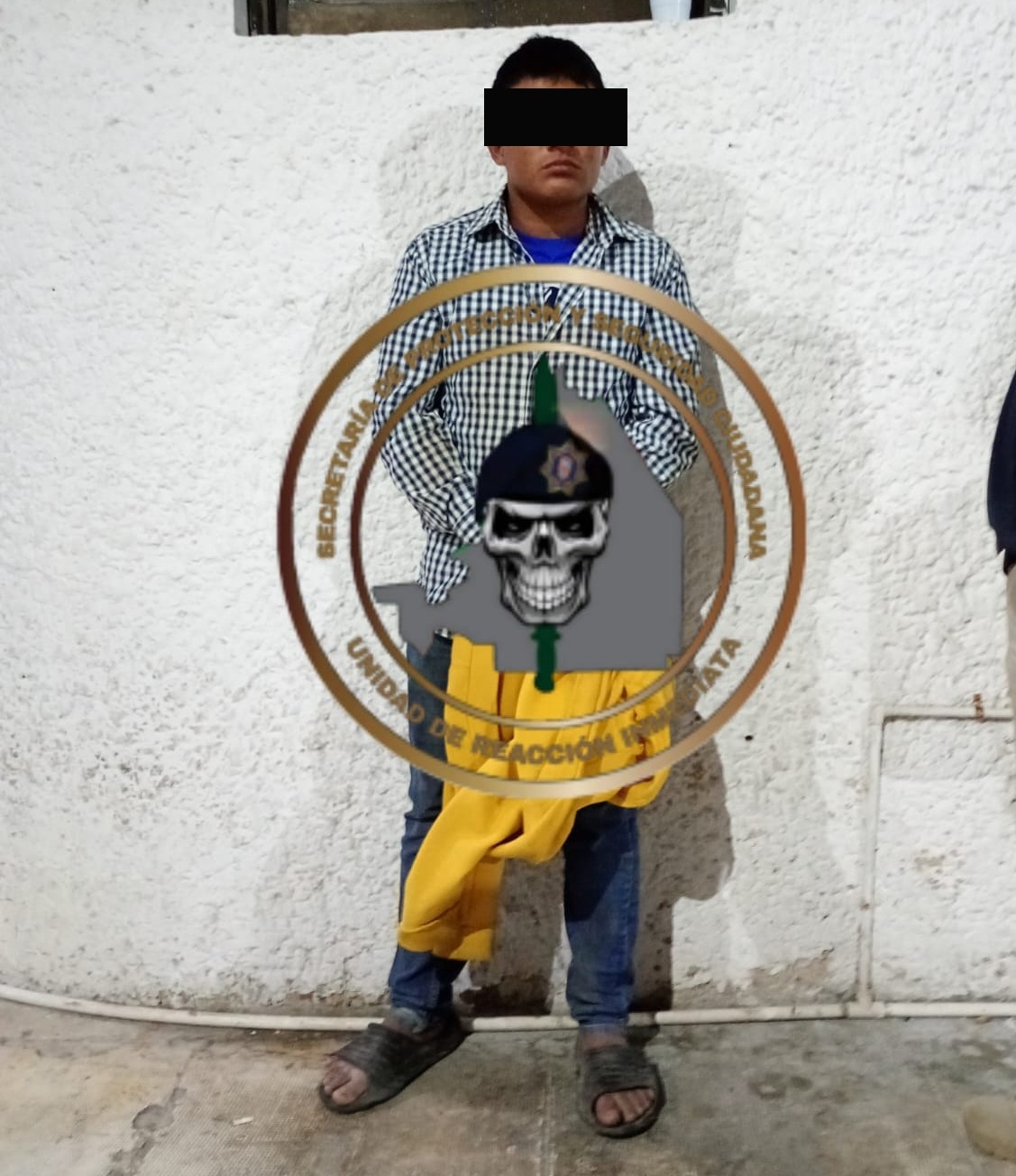SPSC ASEGURA A TRES SUJETOS EN CHAMPOTÓN