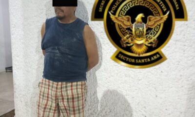 SPSC ASEGURA A SUJETO EN LA CAPITAL DEL ESTADO