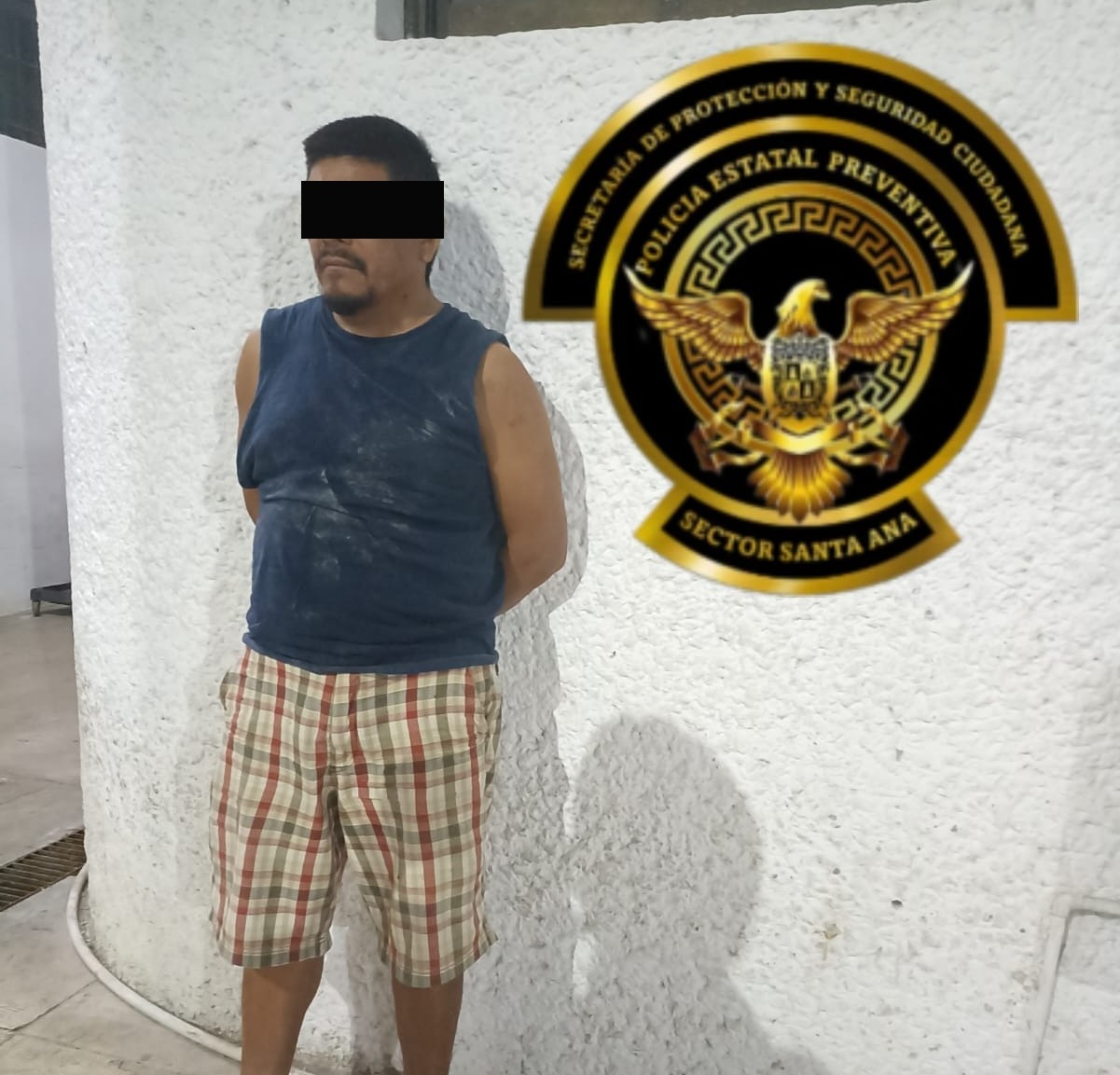 SPSC ASEGURA A SUJETO EN LA CAPITAL DEL ESTADO