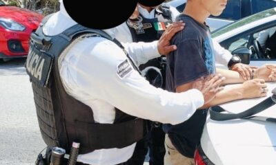 SPSC ASEGURA A SUJETO EN LA CAPITAL DEL ESTADO