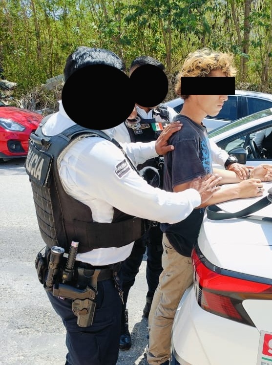 SPSC ASEGURA A SUJETO EN LA CAPITAL DEL ESTADO