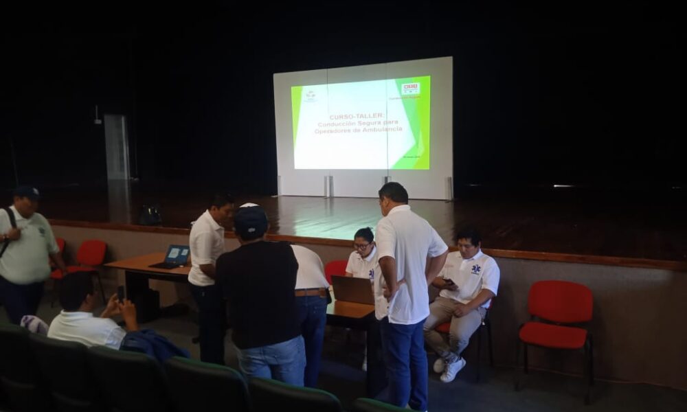 PERSONAL DEL C5 IMPARTE CURSO “CONDUCCIÓN SEGURA PARA OPERADORES DE AMBULANCIA” EN CALKINÍ
