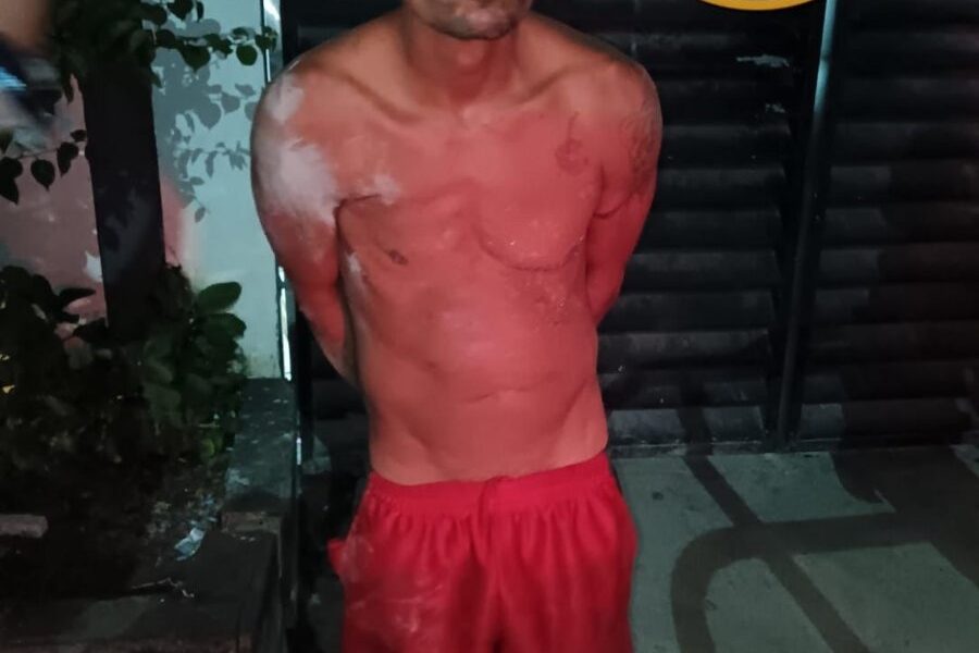 SPSC ASEGURA A SUJETO EN LA CAPITAL DEL ESTADO