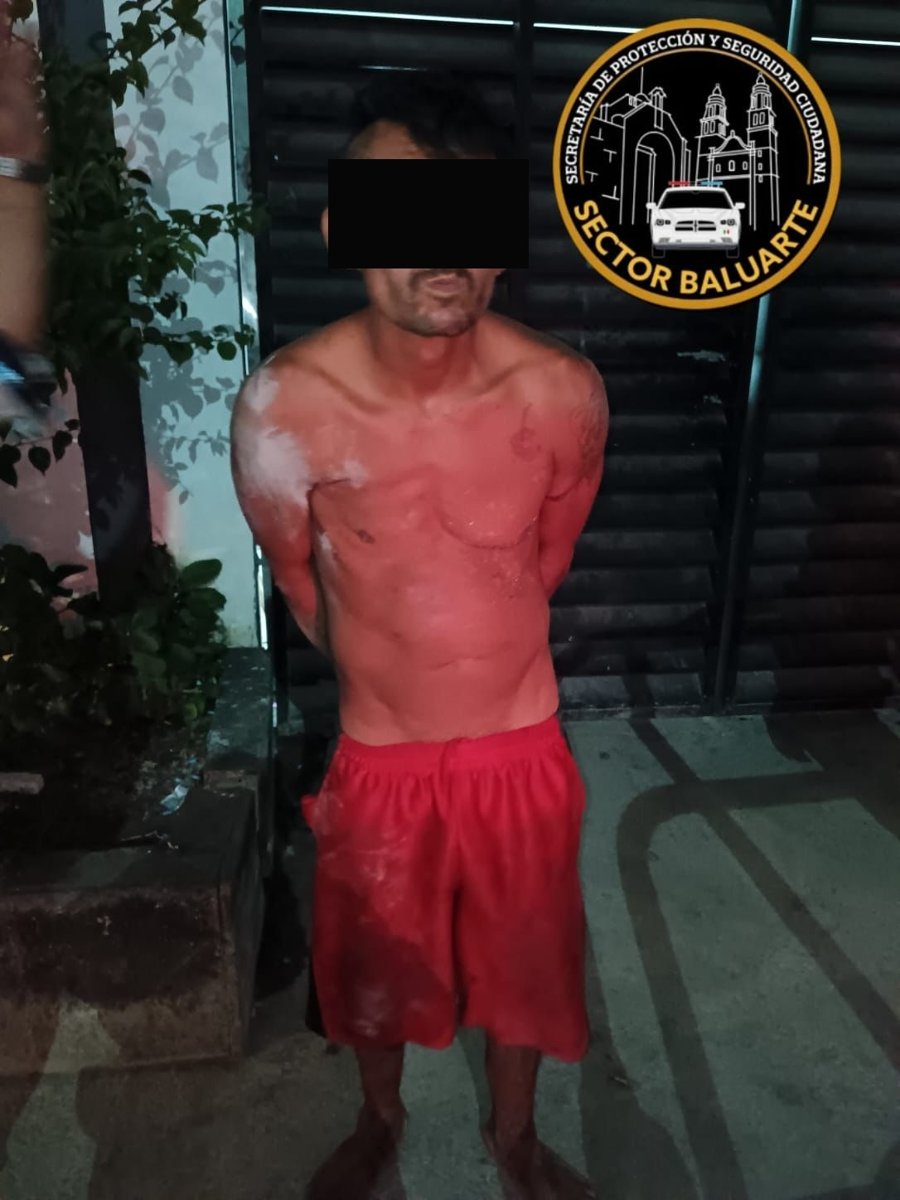 SPSC ASEGURA A SUJETO EN LA CAPITAL DEL ESTADO