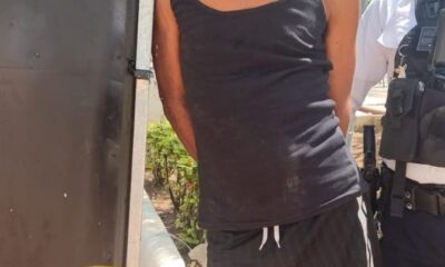 POLICÍA MUNICIPAL DE CALKINÍ ASEGURA A SUJETO