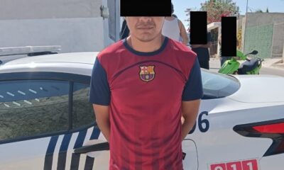 SPSC ASEGURA A SUJETO EN LA COLONIA LÁZARO CÁRDENAS