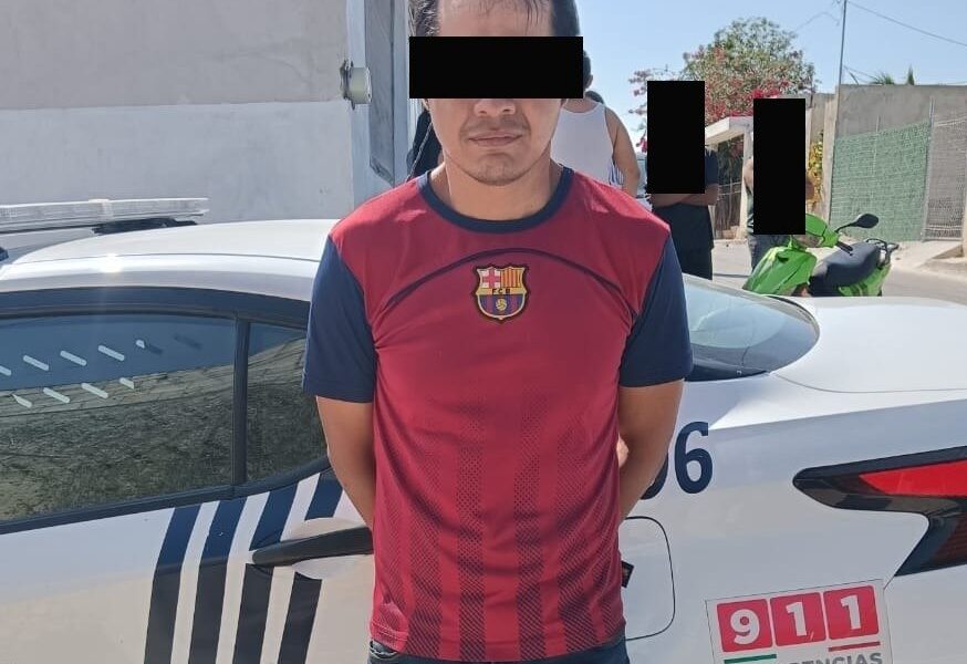 SPSC ASEGURA A SUJETO EN LA COLONIA LÁZARO CÁRDENAS