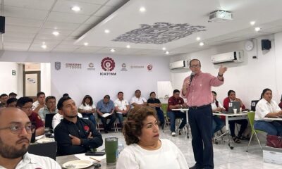 PRESENTA SEDECO LA CAMPAÑA DE REGISTRO DE MARCA Y EL PROGRAMA DE DESARROLLO DE PRODUCTOS ANTE DIRECTIVOS DEL ICATCAM