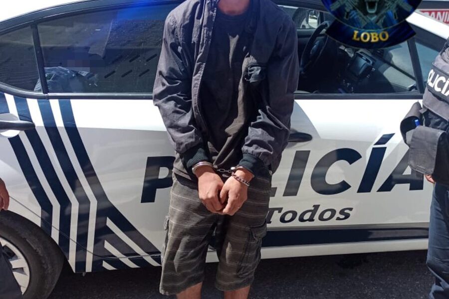 SPSC ASEGURA A SUJETO EN LA CAPITAL DEL ESTADO