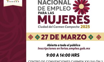 SEDECO Y EL H. AYUNTAMIENTO DE CARMEN LLEVARÁN A CABO LA “FERIA NACIONAL DE EMPLEO PARA LAS MUJERES 2025”