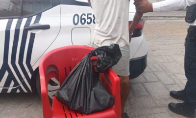 SPSC ASEGURA A SUJETO EN LA CAPITAL DEL ESTADO